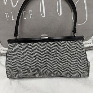 Elegant Black and Gray Women's Handbag